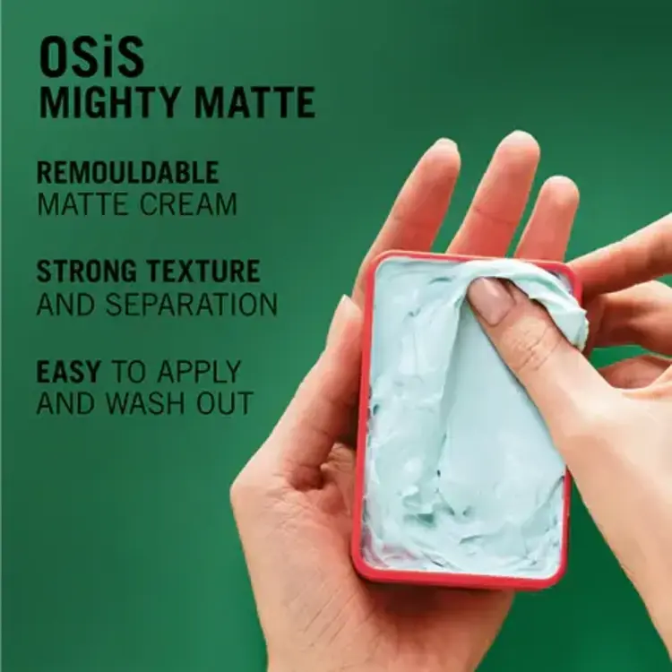 SCHWARZKOPF OSIS+ | Texture | Mighty Matte | Strong Matte Cream (100ml/3.38oz)