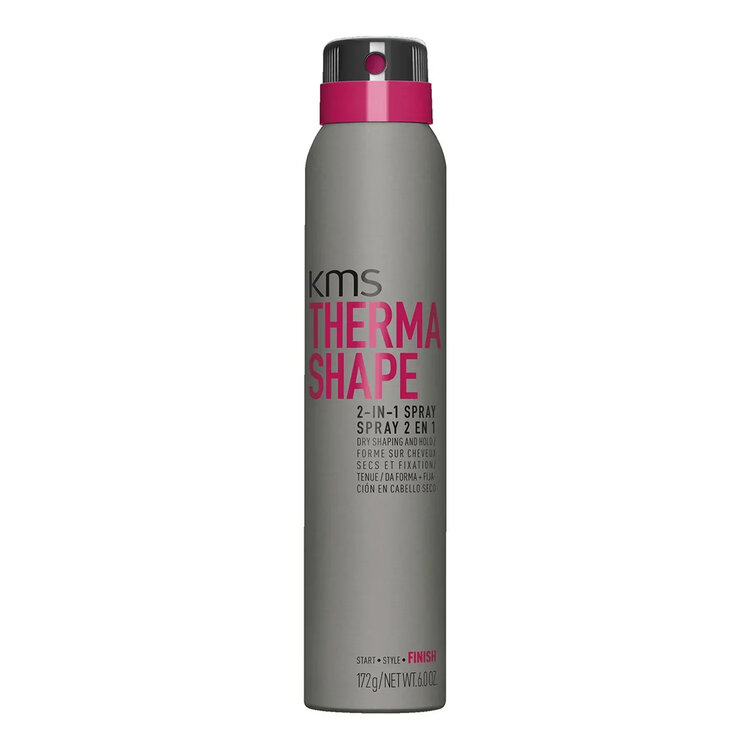KMS Thermashape | 2-IN-1 Spray (200ml/172g/6.0oz) – Heat-activated working and finishing spray