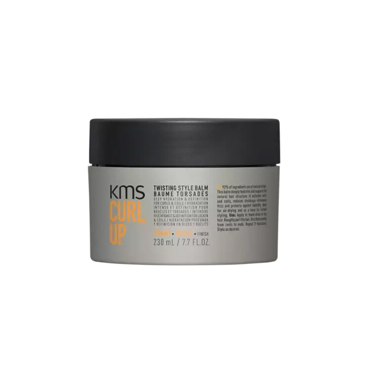 KMS Curlup | Baume Torsades (230ml/7.7oz) – Définit les torsades et contrôle les frisottis