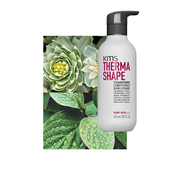 KMS Thermashape | Straightening Conditioner (300ml/10.1oz) – Smoothes and preps hair for heat styling