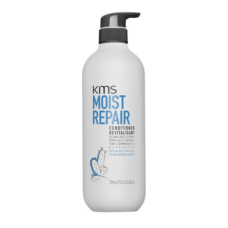 KMS Moistrepair | Revitalisant Hydratation et Réparation – Démêle, nourrit et restaure les cheveux secs