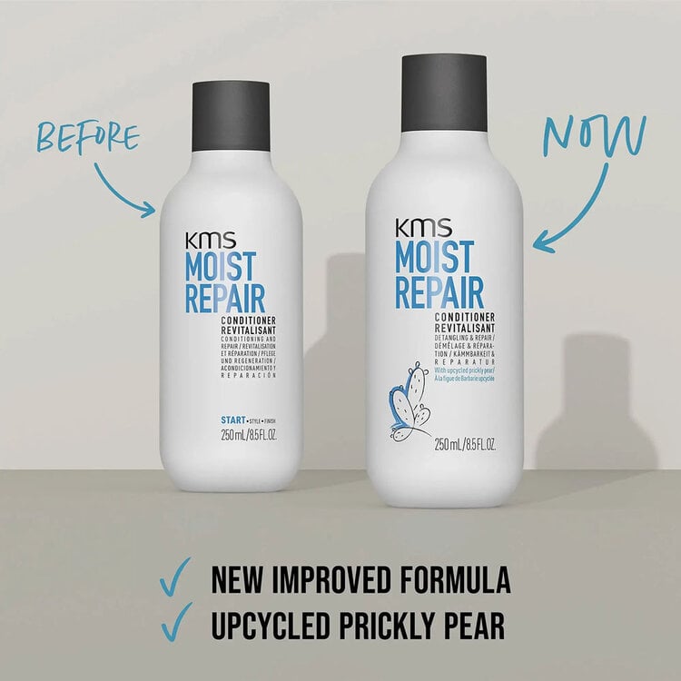 KMS Moistrepair | Revitalisant Hydratation et Réparation – Démêle, nourrit et restaure les cheveux secs