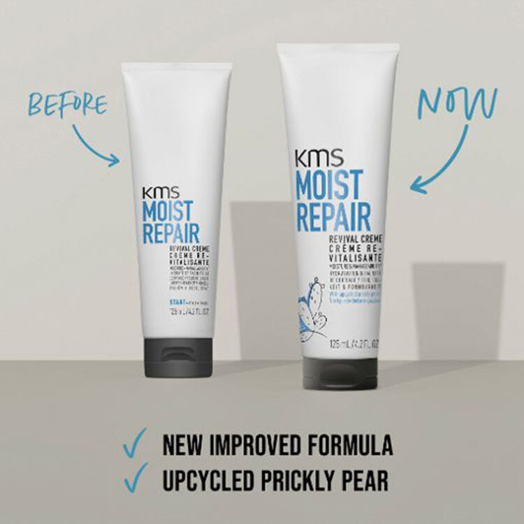 KMS Moistrepair | Crème Revitalisante (125ml/4.2oz)  – Nourrit, adoucit et redonne de la souplesse aux cheveux secs