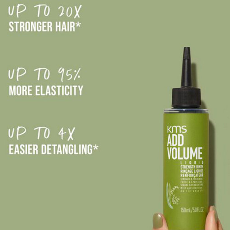 KMS Addvolume | Liquid Strength Rinse – Lightweight strengthening rinse for fine hair