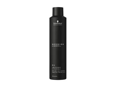 SCHWARZKOPF SESSION LABEL . | N°.2 The Flexible . Dry Light Hold Hairspray