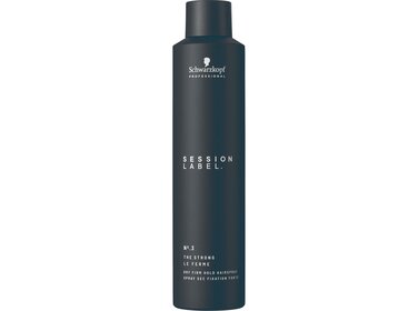 SCHWARZKOPF SESSION LABEL . | N°.3 The Strong . Dry Firm Hold Hairspray