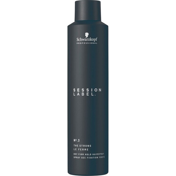 SCHWARZKOPF SESSION LABEL . | N°.3 Le Ferme . Spray Sec Fixation Forte