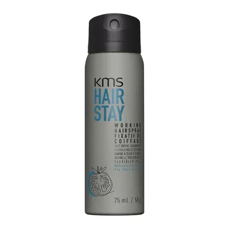 KMS Hairstay | Working Hairspray – Flexible, brushable hold for natural styling