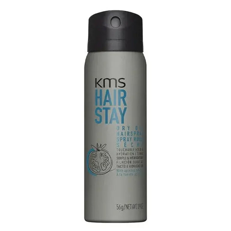 KMS Hairstay | Spray Huile Sèche – Fini brillant léger sans alourdir