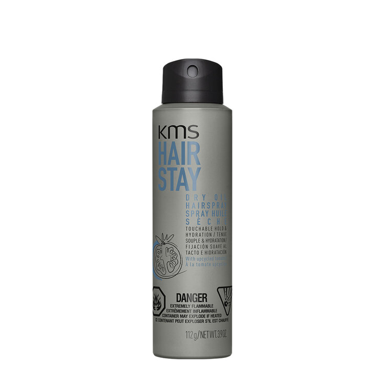 KMS Hairstay | Spray Huile Sèche – Fini brillant léger sans alourdir
