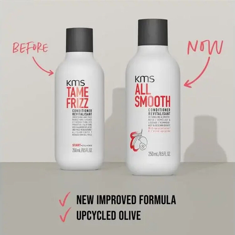 KMS All Smooth | Shampooing – Nettoie en douceur et aide à lisser les cheveux