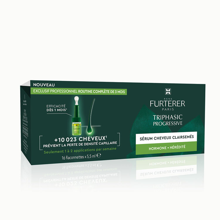 René FURTERER Paris Triphasic Progressive | Intensive Thinning Hair Serum – Anti-hair loss cure for fuller-looking hair