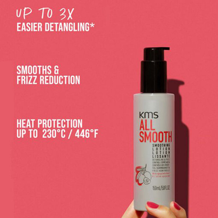 KMS All Smooth | Lotion Lissante – Lisse les longueurs et contrôle les frisottis