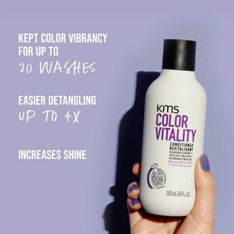 KMS Colorvitality | Revitalisant – Protège l’éclat et hydrate les cheveux colorés