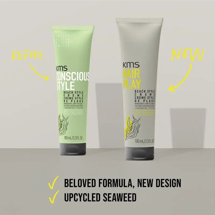 KMS Hairplay | Crème Style de Plage – Effet texturé naturel façon retour de plage