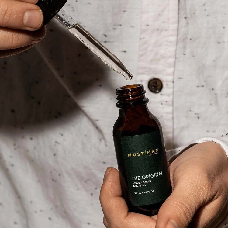 MUST | MAN Professional The Original . Huile à Barbe (30ml/1oz) – Nourrit, adoucit et discipline la barbe
