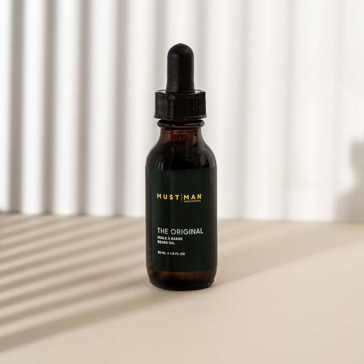 MUST | MAN Professional The Original . Huile à Barbe (30ml/1oz) – Nourrit, adoucit et discipline la barbe