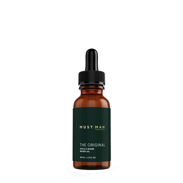 MUST | MAN Professional The Original . Huile à Barbe (30ml/1oz) – Nourrit, adoucit et discipline la barbe