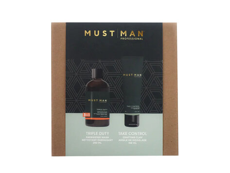 MUST | MAN Professional Wash & Style Duo | Take Control — Holiday Set 2025