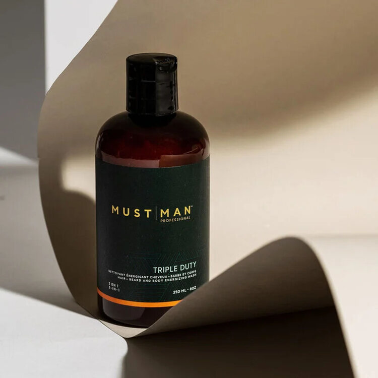 MUST | MAN Proffessional Wash & Style Duo | Power Flex — Holiday Set 2025 – Energizing wash + texturizing paste