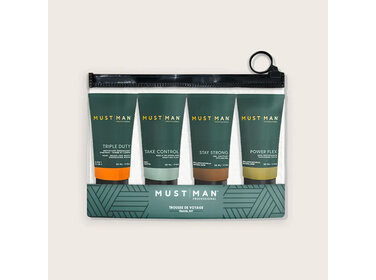 MUST | MAN Proffessional Travel Kit | Wash & Style — Holiday Set 2025