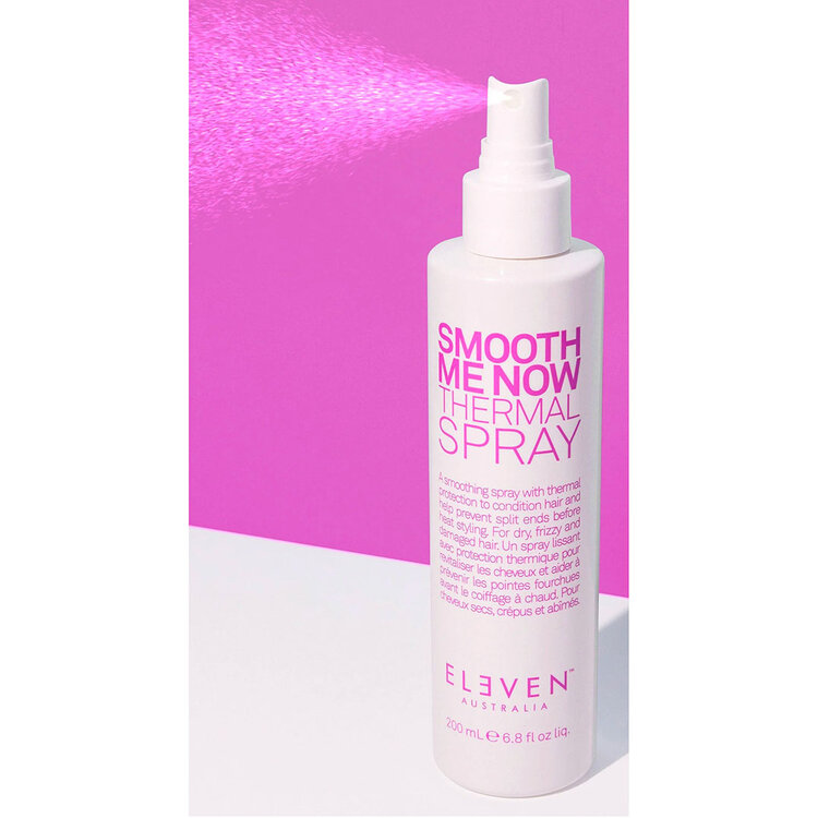 ELEVEN Australia Smooth Me Now | Spray Protecteur Thermique (200 ml / 6.8 oz) — Anti-Frisottis & Brillance