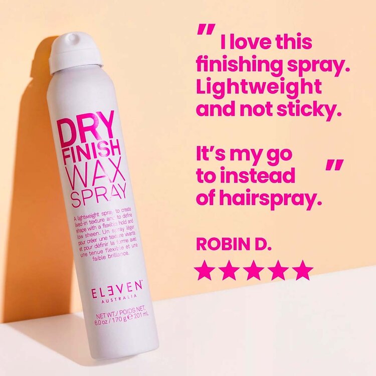 ELEVEN Australia Dry Finish | Fixatif De Finition Léger En Spray (201 ml / 170 g / 6.0 oz) — Effet Définition & Tenue Souple