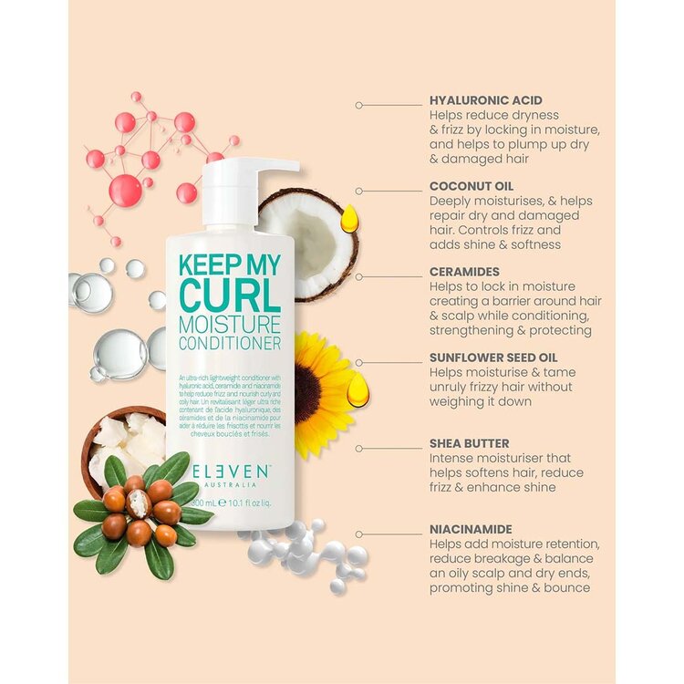 ELEVEN Australia Keep My Colour | Spray Thermique Sans Rinçage (200 ml / 6.8 oz) — Protection & Éclat Pour Cheveux Blonds