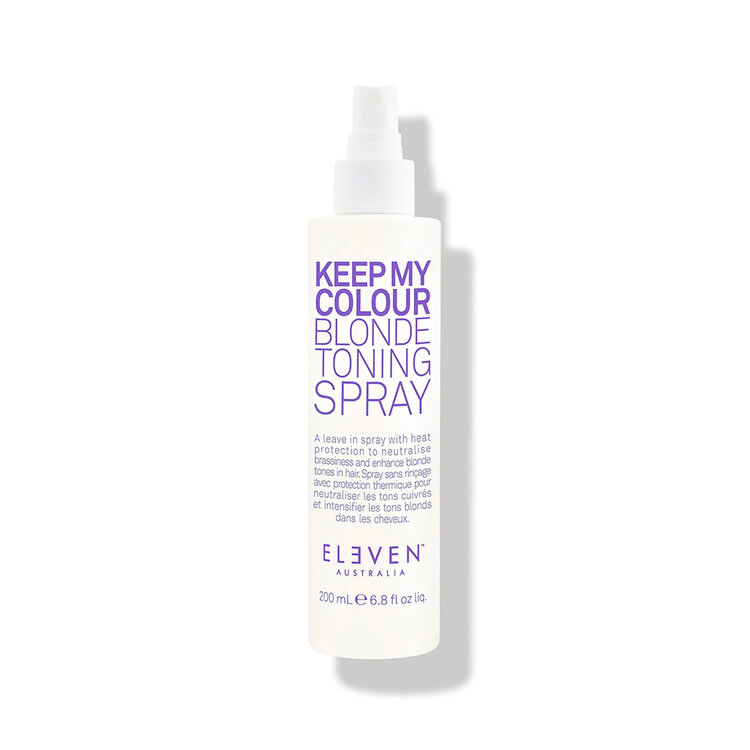 ELEVEN Australia Keep My Colour | Spray Thermique Neutralisant Sans Rinçage (200 ml / 6.8 oz) — Protection & Éclat Pour Cheveux Blonds