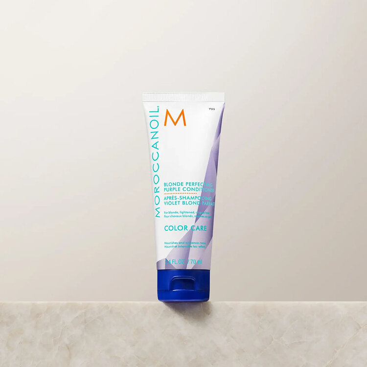 MOROCCANOIL Color Care | Blonde Perfecting Purple Conditioner – Toning care for cool, bright blonde