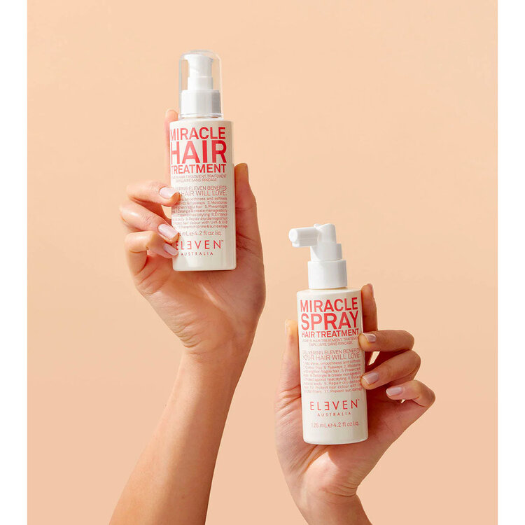 ELEVEN Australia Miracle Hair | Traitement Sans Rinçage (125 ml / 4.2 oz) - Soin Réparateur & Anti-Frisottis