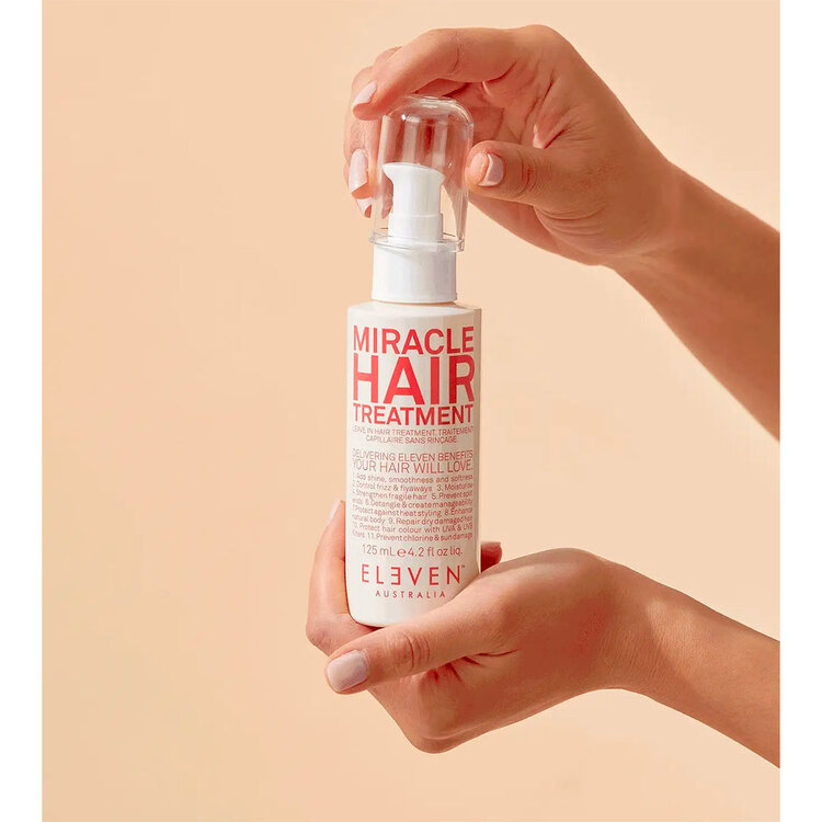 ELEVEN Australia Miracle Hair | Traitement Sans Rinçage (125 ml / 4.2 oz) - Soin Réparateur & Anti-Frisottis