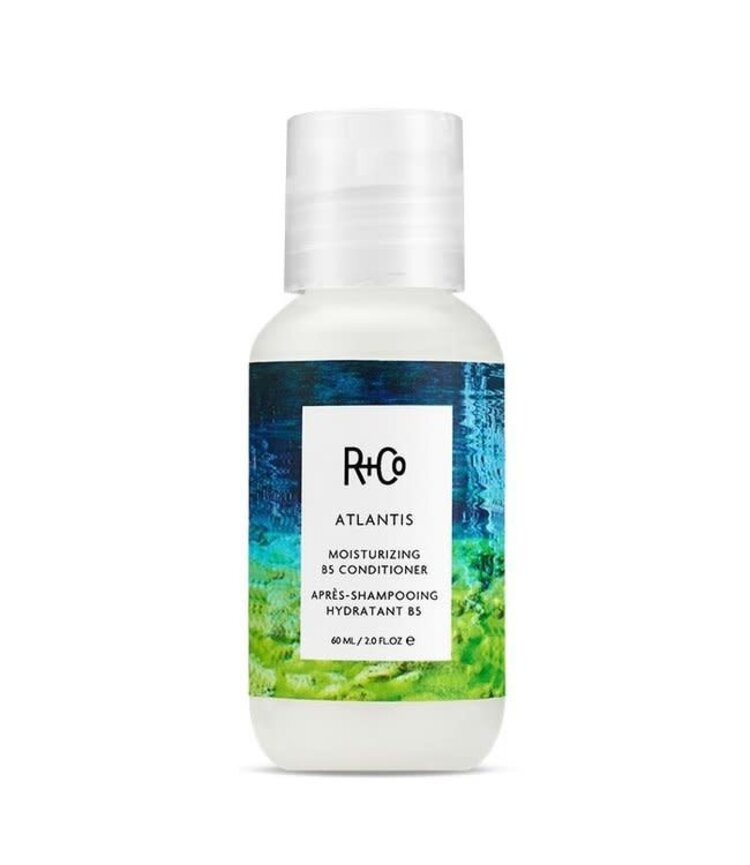 R+Co Atlantis | Après-Shampooing Hydratant B5 - Après-shampooing hydratant qui adoucit, démêle et aide à redonner souplesse aux cheveux secs