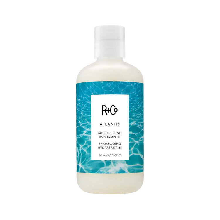 R+Co Atlantis | Shampooing Hydratant B5 - Shampooing hydratant qui nettoie en douceur et aide à redonner souplesse et douceur aux cheveux secs