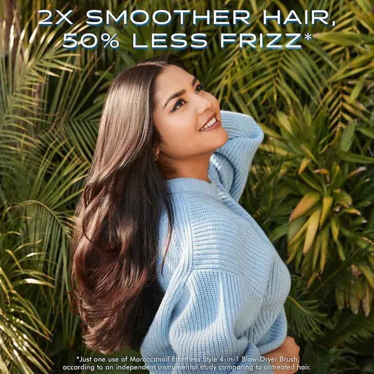 MOROCCANOIL 4-in-1 Blow-Dryer Brush – Dryer, smoother, volumizer & styler