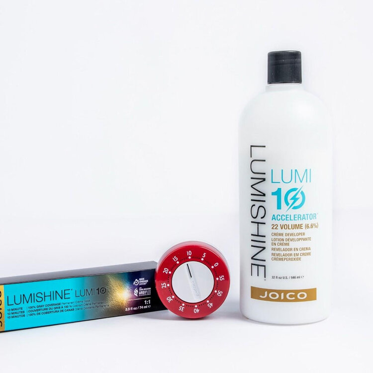 JOICO Lumishine | Lumi10 — Creme Developer 22 Volume (6.6%) 946ml/32oz – 22-volume creme developer for Lumi10 color