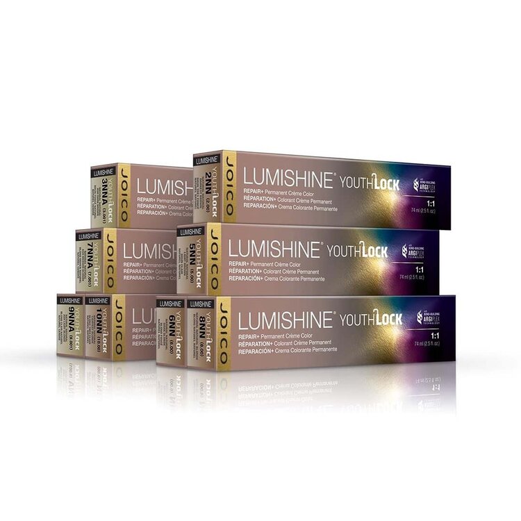 JOICO Lumishine — Youthlock | Permanent Creme Color (74ml/2.5oz) – Professional youth-preserving permanent color