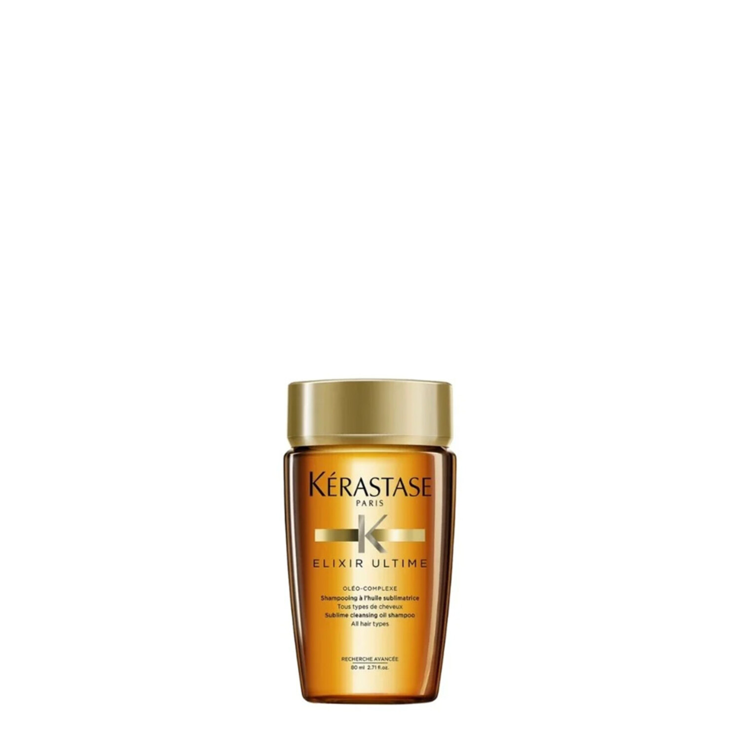 Shampooing Huile Kerastas Bain Elixir Ultime 250 Ml - Soin Capillaire Nourrissant - Neuf Sous Emballage