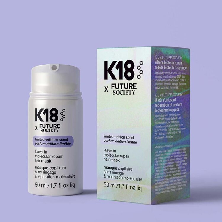 K18 Biomimetic Hairscience Masque Capillaire Réparation Moléculaire Sans Rinçage – Soin réparateur profond pour cheveux abîmés