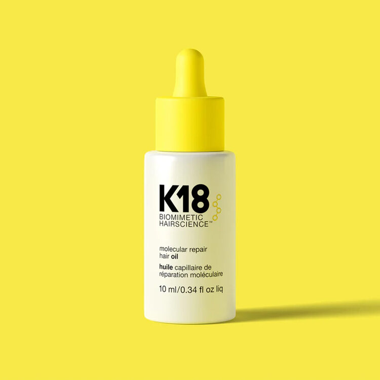 K18 Biomimetic Hairscience Molecular Repair Hair Oil – Lightweight anti-frizz repairing oil