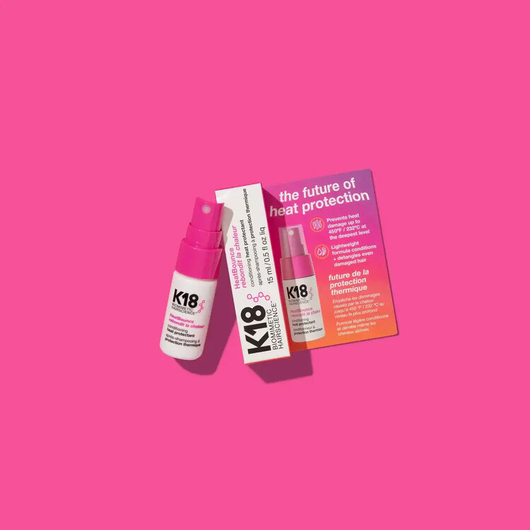 K18 Biomimetic Hairscience Heat Bounce | Leave-In Conditioning Spray | Heat Protection & Anti-Frizz
