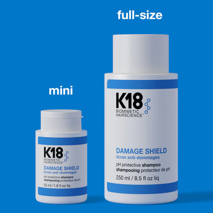 K18 Biomimetic Hairscience Damage Shield | Shampooing Protecteur de pH – Nettoyant doux protecteur anti-dommages