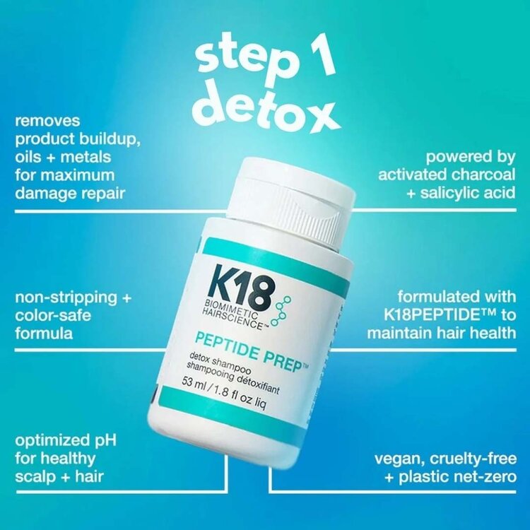 K18 Biomimetic Hairscience  Prep + Repair At-Home Duo | Discovery Set 2025 – At-home detox + repair routine