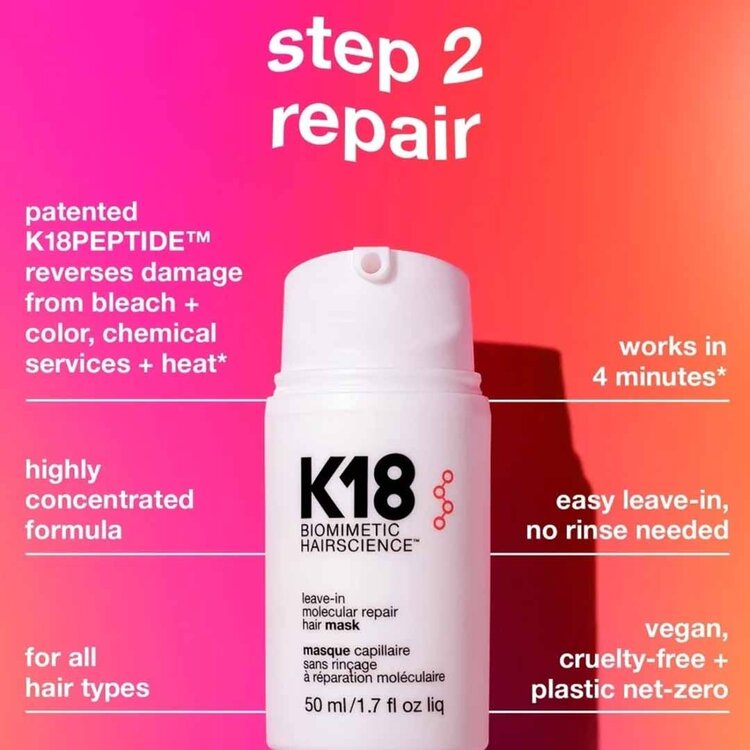K18 Biomimetic Hairscience  Prep + Repair At-Home Duo | Discovery Set 2025 – At-home detox + repair routine