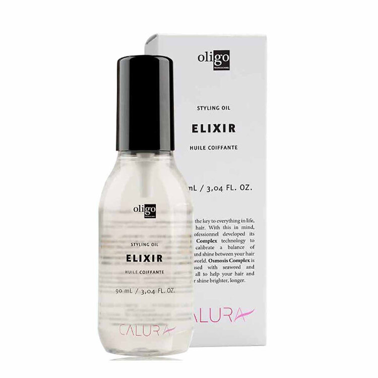 OLIGO Calura | Elixir .  Styling Oil (90ml/3.04oz) – Lightweight shine & smoothing oil