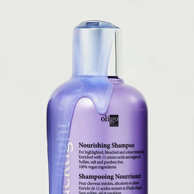 OLIGO Blacklight | Shampooing Nourrissant – Shampooing douceur pour cheveux blonds et méchés