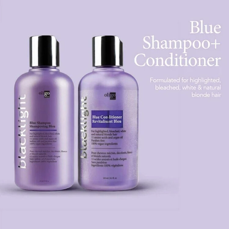 OLIGO Blacklight | Blue Shampoo  – Blue toning shampoo for brassy tones