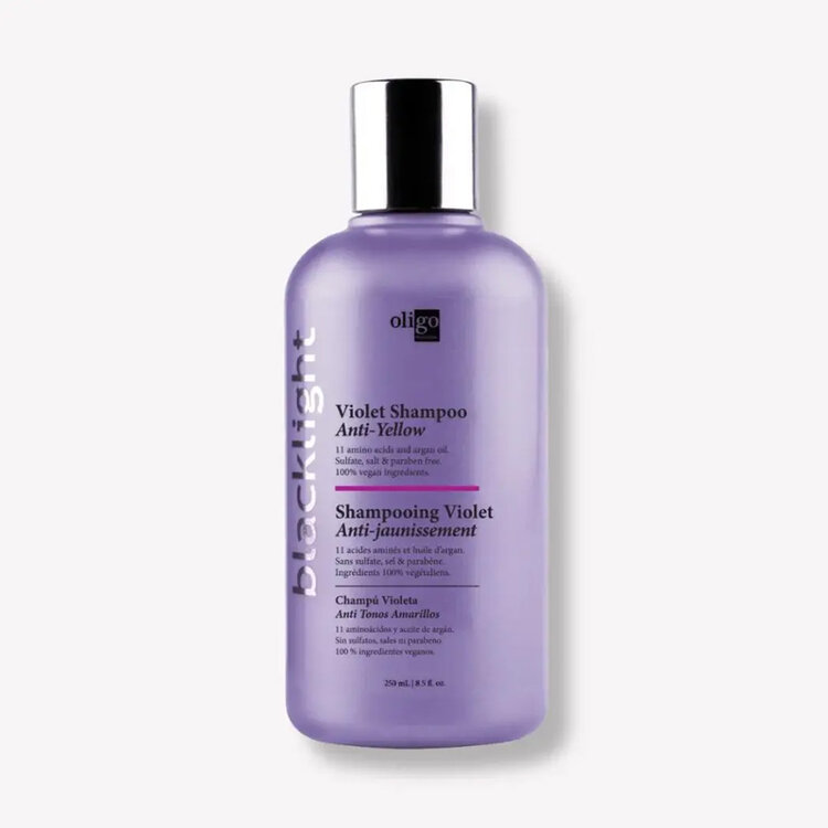 OLIGO Blacklight | Violet Shampoo Anti-Yellow – Purple toning shampoo for blonde hair