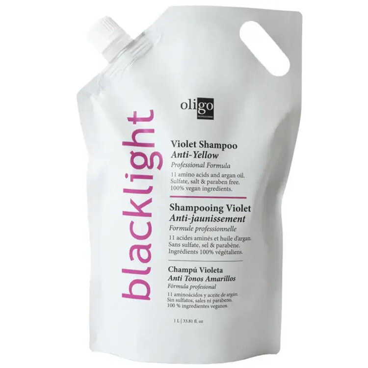 OLIGO Blacklight | Violet Shampoo Anti-Yellow – Purple toning shampoo for blonde hair