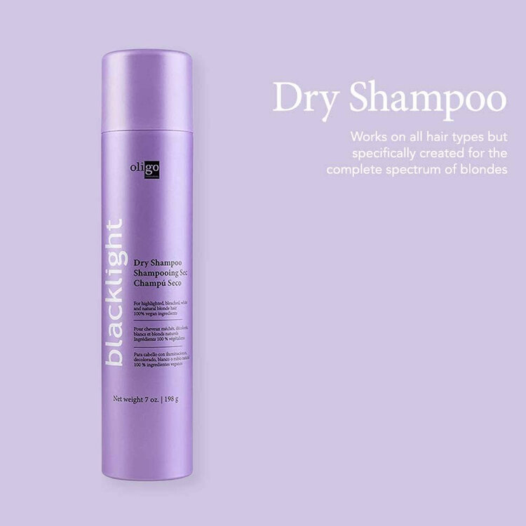 OLIGO Blacklight | Dry Shampoo – Refreshing dry shampoo for blonde hair